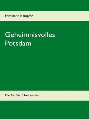 cover image of Geheimnisvolles Potsdam